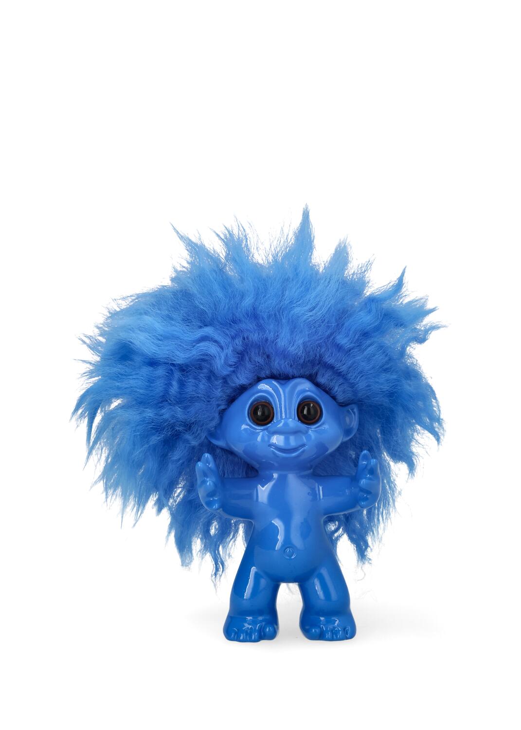 Lykketrold, H9 cm - lyseblå